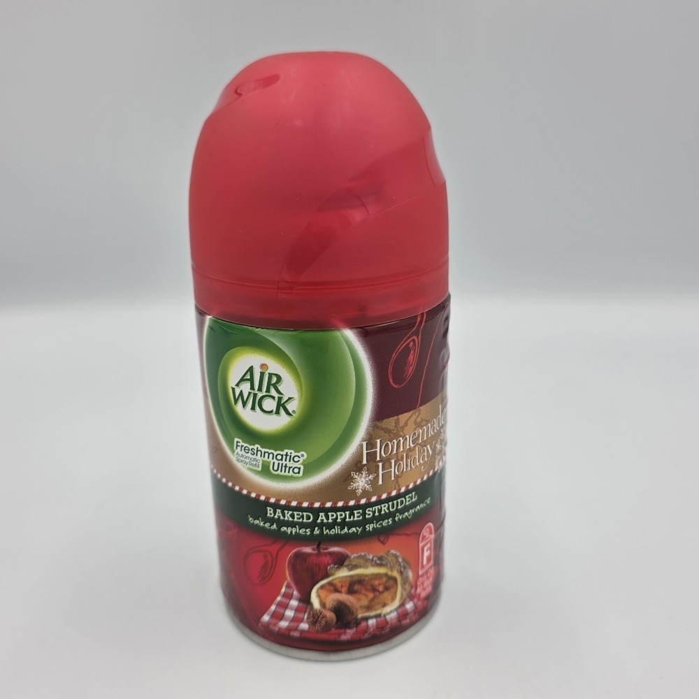 1 Air Wick FreshMatic Ultra Spray Refill‎ Baked Apple Strudel Homemade Holiday